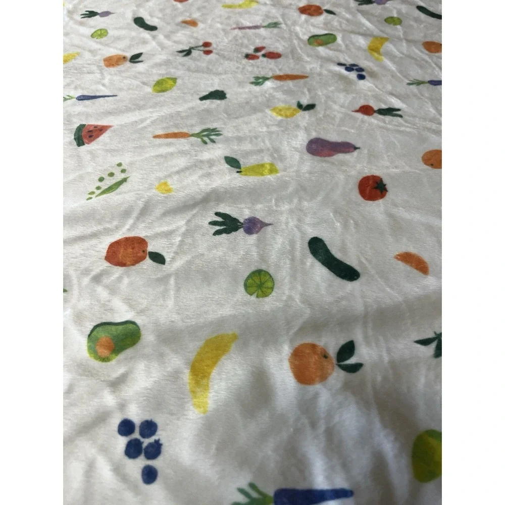 Cloud‎ Island Fruits Vegetables Baby Blanket Green Sherpa Target Plush White